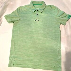Oakley Men's Green Polo Shirt